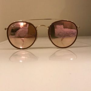 Ray ban round double ridge